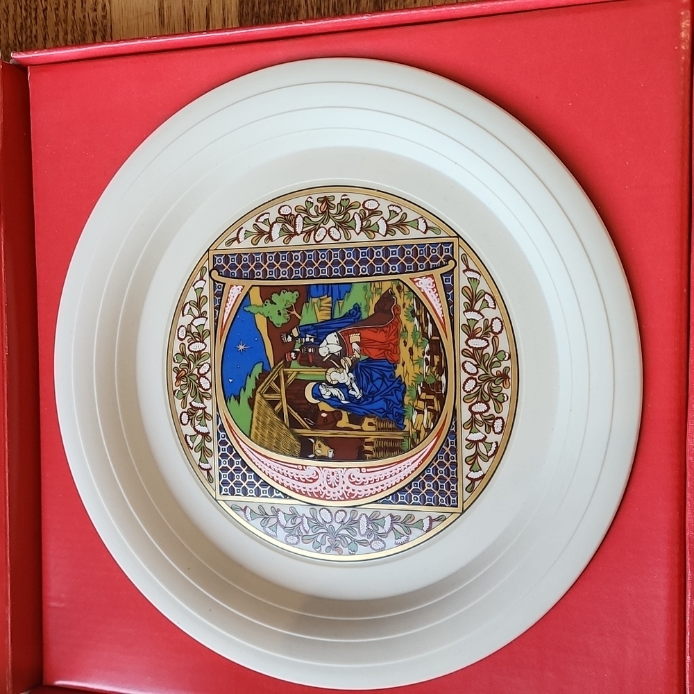Hornsea England Limited Edition 1979 Christmas Plate Collectors Rare Vintage